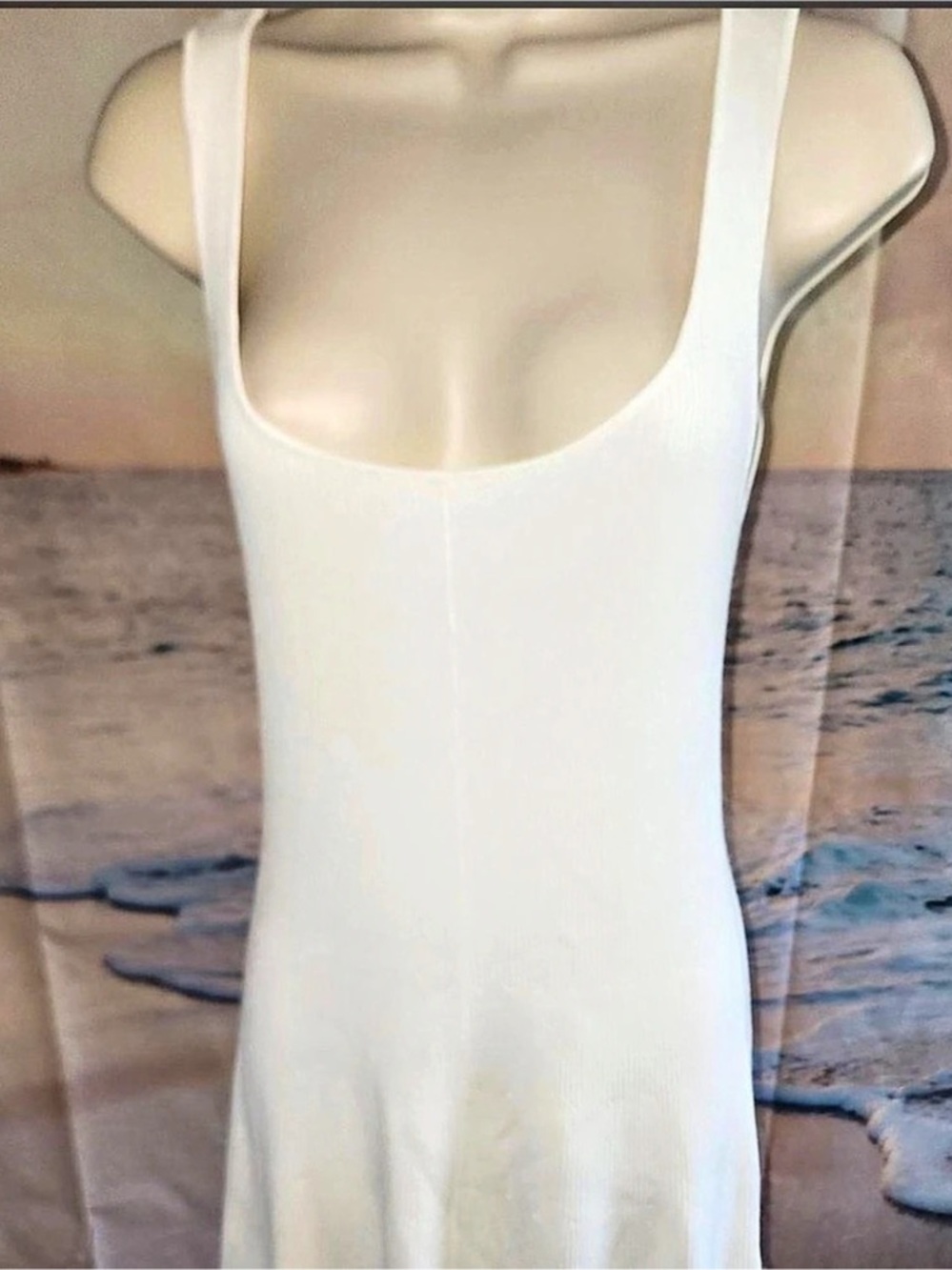 House of Harlow 1960 ribbed midi dress in White Size Small NWT
